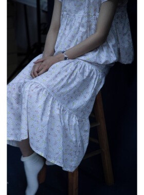 英国liberty2025Tana Lawn《The Cast act》云状贝壳褶皱半身裙