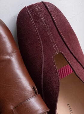 life portrait | 2024fall 调理 秋日牛皮半拖 和尚鞋皮鞋 现货