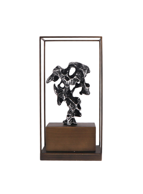 禅意太湖石雕塑桌面摆件