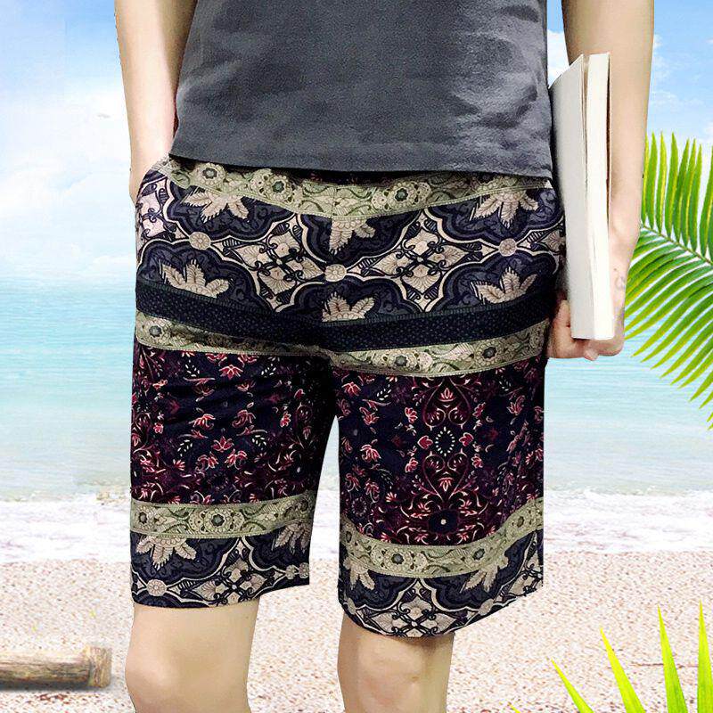 Youth Spring Thin section Elastic force Home Furnishings Beach pants XL Middle-aged person Sprint Decor shorts black and whitein the Men's clothing, Casual pants  category - from Buy2taobao.com to provide professional Taobao agent buy service