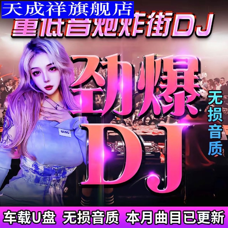 2023车载u盘歌曲流行DJ炸街舞曲劲爆重低音无损高音质音乐usb优盘