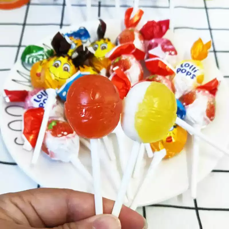 笑脸棒棒糖乌克兰进口糖果小孩超爱水果味正宗如胜零食新年糖果