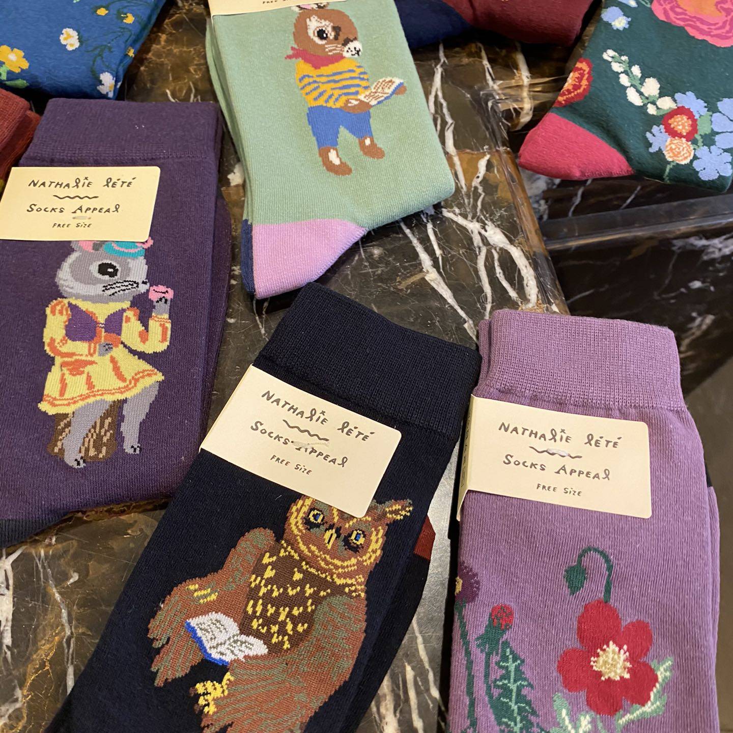 韩国油画童话复古卡通短袜