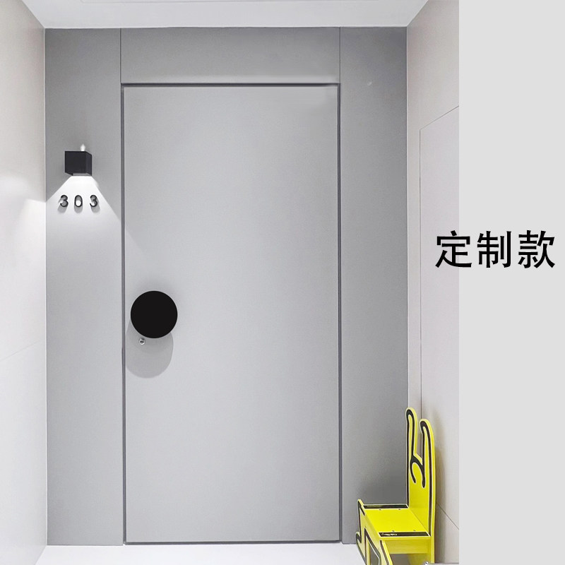 定制一门一景家用入户门轻奢铸铝别墅大门甲级子母双开进户防盗门_虎窝淘