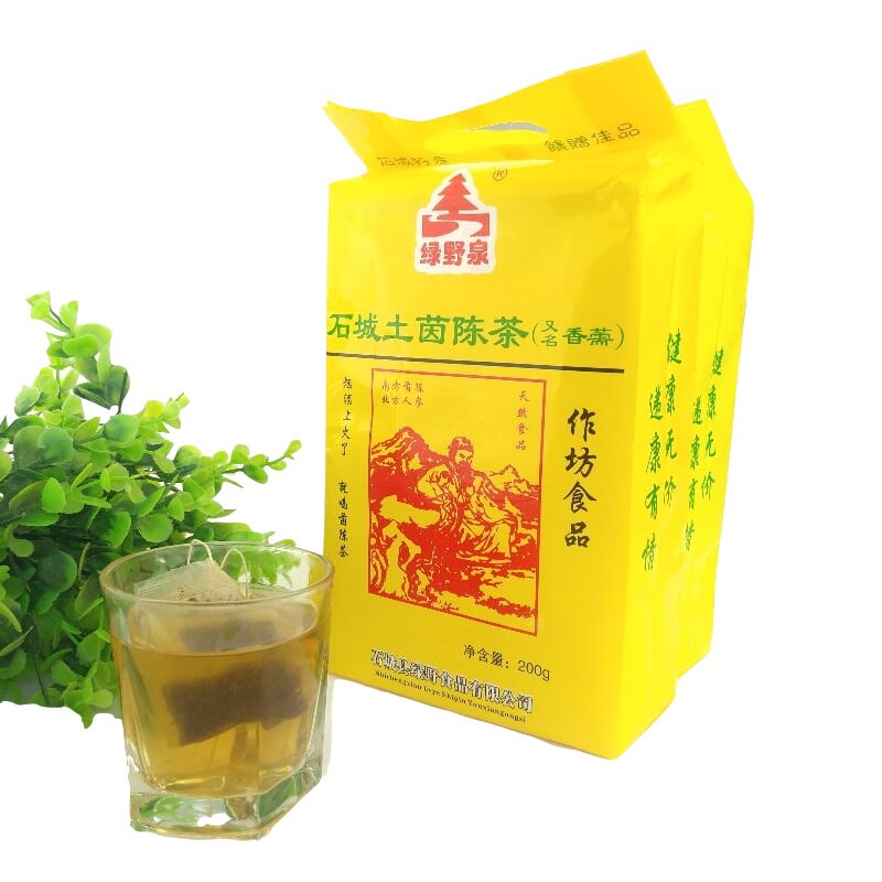 石城茵陈茶 石城野生土吊茶降暑袋泡花茶100小包升级200克