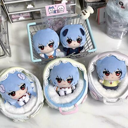 明日香绫波丽10cm玩偶可爱努努体海星体棉花娃娃挂件周边生日礼物