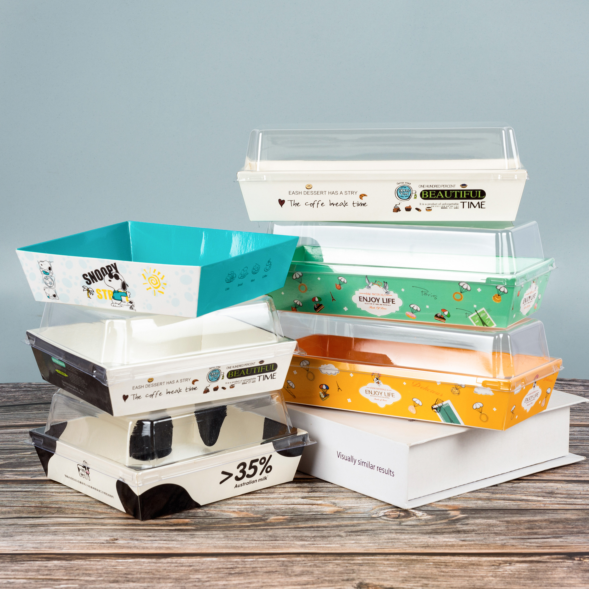 泡芙肉松小贝榴芒蛋糕卷纸三明治