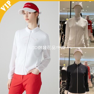 24夏季 夹克外套 时尚 Munsingwear 高尔夫女装 代购 轻薄修身 韩国正品