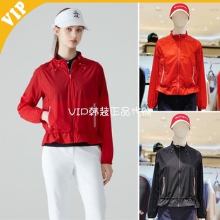 Munsingwear 高尔夫女装 代购 韩国正品 24夏超轻防水多功能运动外套