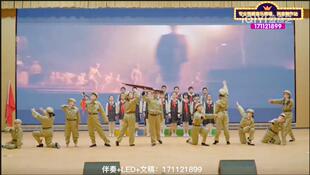 经典诵读《礼赞长津湖》伴奏配乐LED大屏幕视频文稿