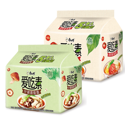 康师傅爱吃素方便面爱