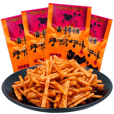 香铛铛手撕牛肉辣条零食