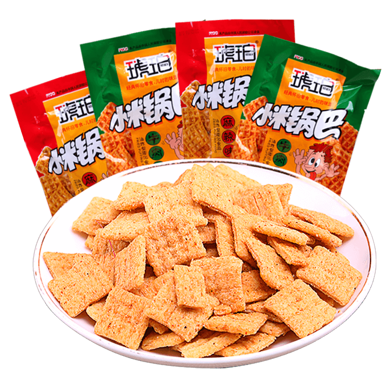 琥珀小米锅巴怀旧零食