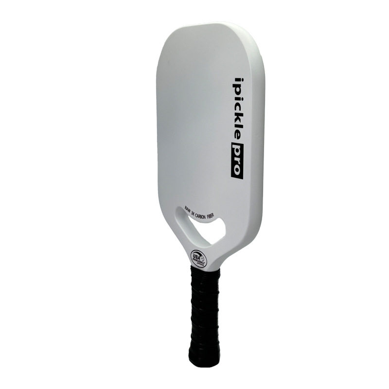 厂家直销定制3K碳纤维16mm20mm厚度无边框笑脸一体匹克球拍,运动/瑜伽/健身/球迷用品,匹克球拍,淘宝优惠券,粉丝福利购,淘宝优惠卷