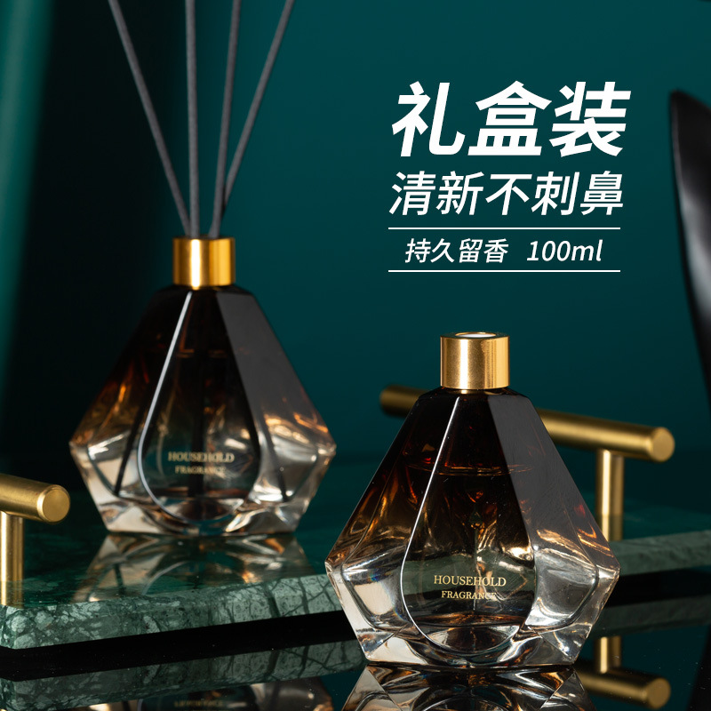 左赫卧室房间香薰瓶家用厕所除臭干花无火香氛香薰精油室内香水