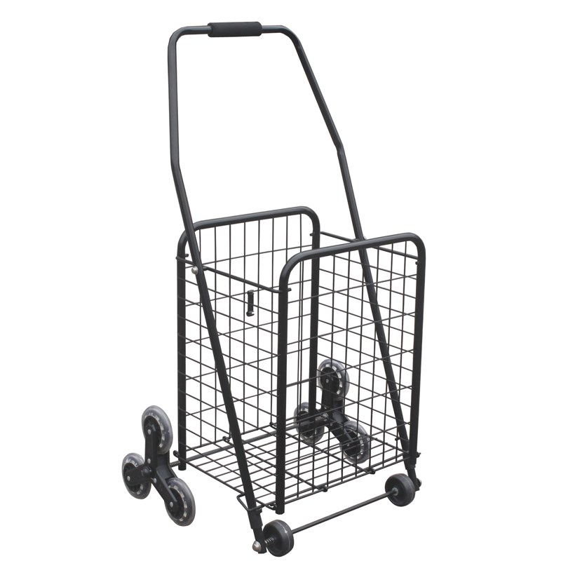 大号购物车买菜车小拉车家用老人拖车手推车折叠便携车超市菜篮车