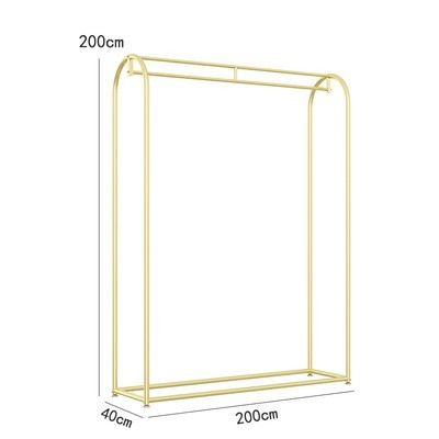 影楼工作室挂婚纱架子落地式展示架秀禾服挂衣架高档旗袍礼服货架