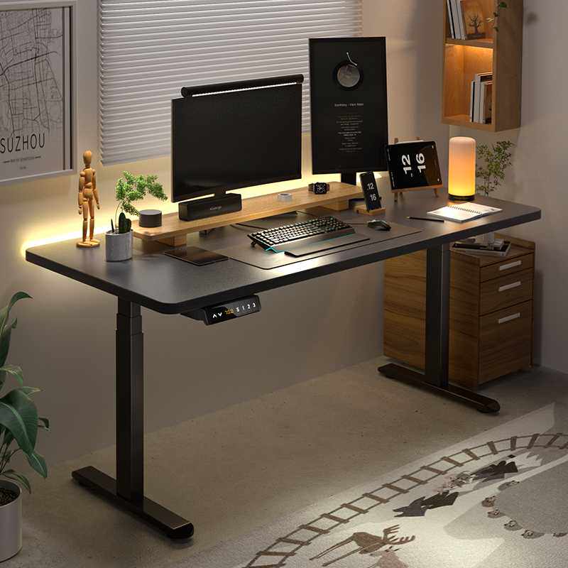 爱美卓升降桌工作台家用办公桌电脑桌电竞桌桌子