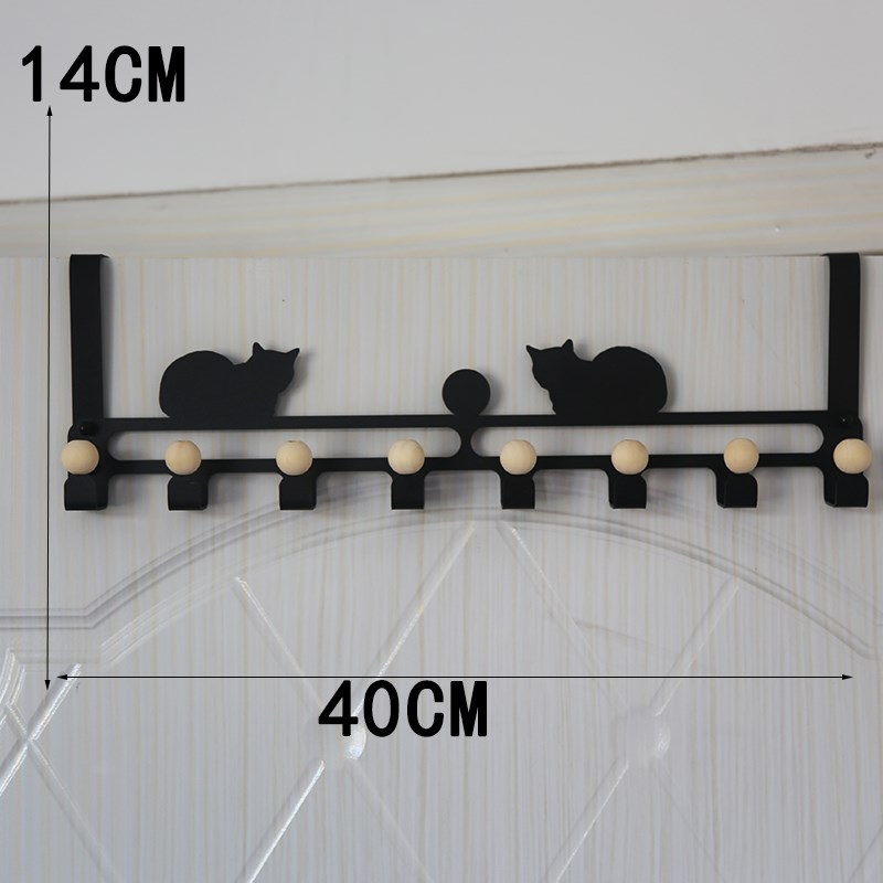 门后挂钩挂衣架免打孔门背式收纳置物架卧室门挂衣钩挂架壁挂挂勾