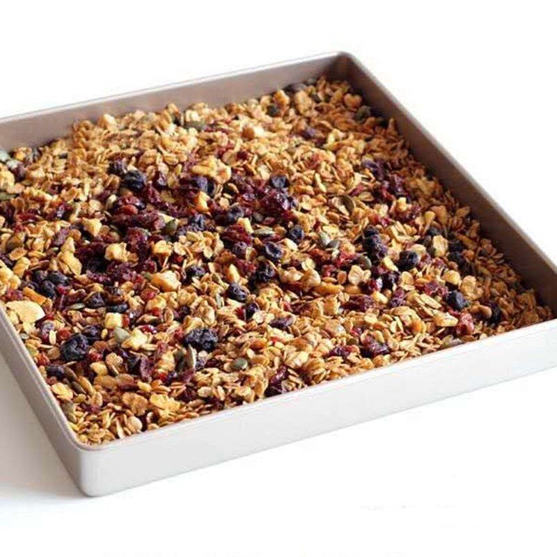 烘焙模具金色 铝合金不沾正方形烤箱烤盘11寸28CM披萨蛋卷牛轧糖