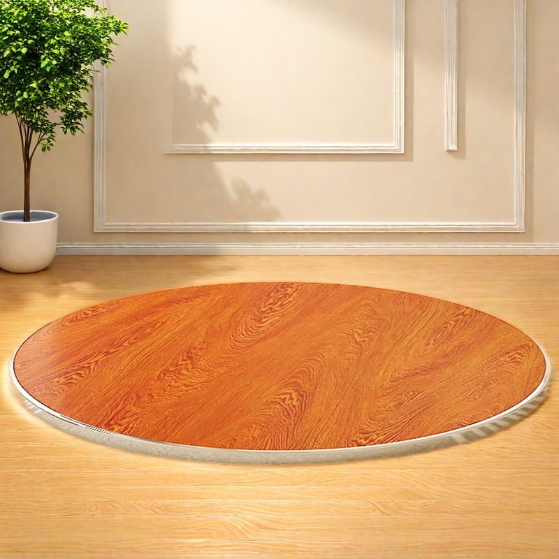 圆形桌面家用可折叠餐桌小户型饭桌台面带转盘移动桌面板大桌面子