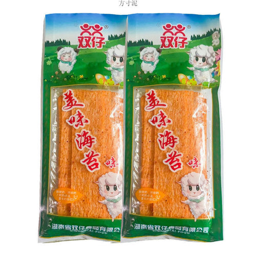 山姆超市双仔美味海苔麻辣片辣条海苔王湘式挤压糕点休闲经典怀旧