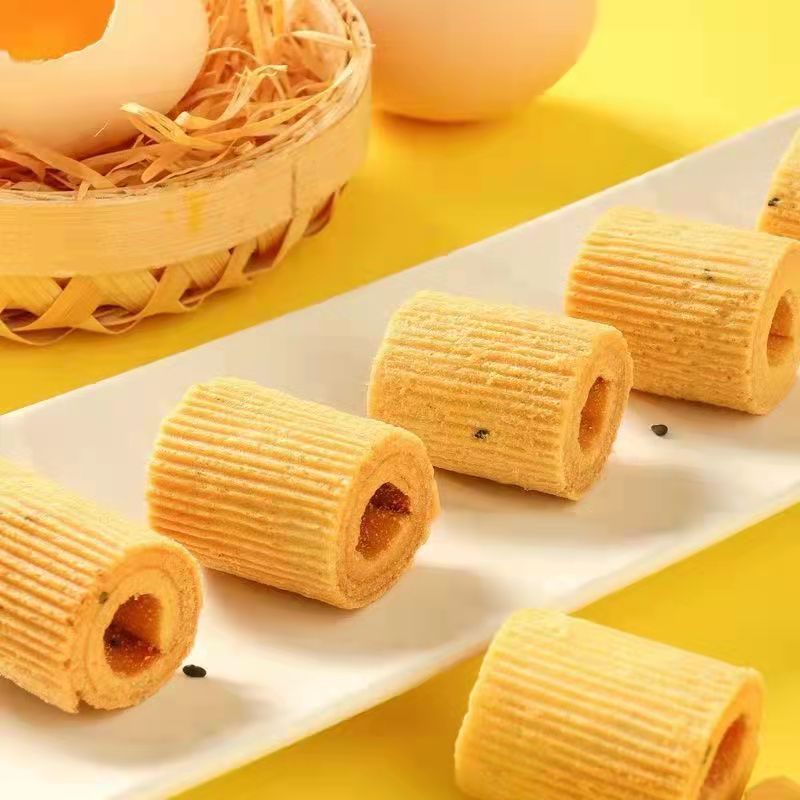 山姆冠超市纯手工鸡蛋卷一口酥老式糕点休闲办公室小吃零食薄脆饼