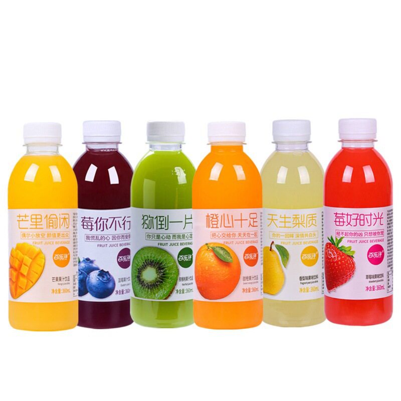 山姆冠超市大量 果汁饮料360ml*瓶装整箱 蓝莓橙汁多口味饮品散装