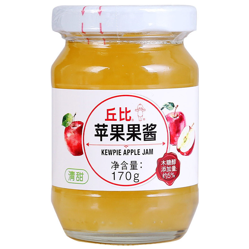 山姆冠超市丘比果酱苹果酱什果酱蛋糕烘焙果酱三明治面包冰淇淋雪