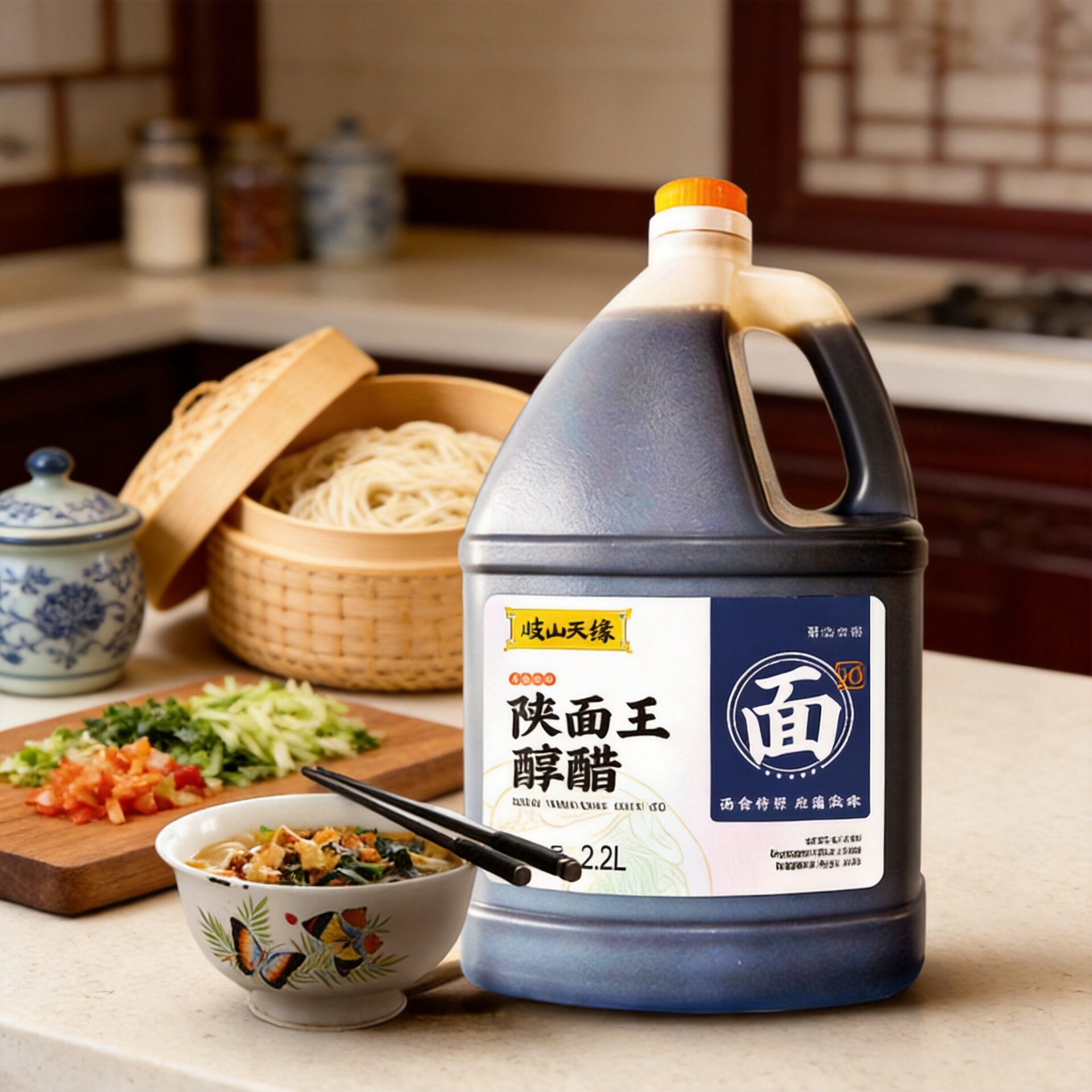 山姆超市岐山天缘陕面王醇姜醋2.2L陕西特产调味品酿造食醋陈醋大