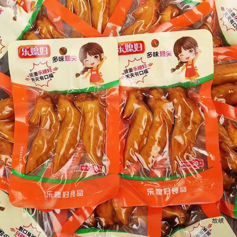 山姆冠超市翅零食 小包装g尖卤味熟食即食媳妇乐麻辣微辣鸡翅休闲