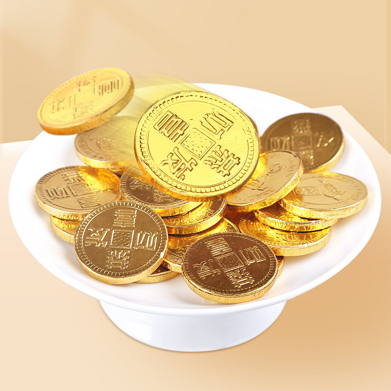 山姆冠超市古缇思金币牛奶巧克力200g纯可可脂散装烘焙蛋糕装饰节