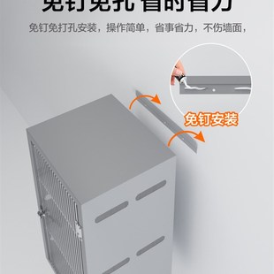 免打孔上墙薄柜置物架挂墙上调料收 德国工艺厨房橱柜下吊柜壁挂式