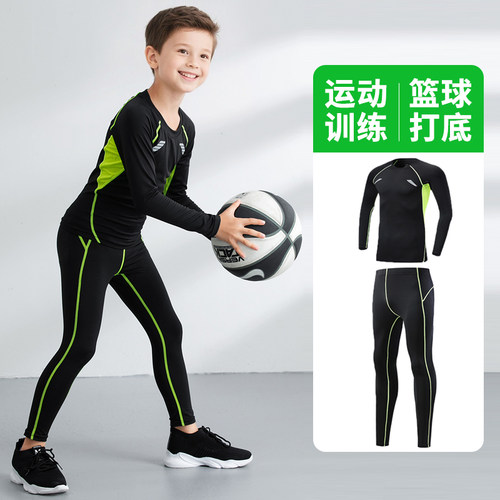 运动紧身衣男长袖高弹压缩篮