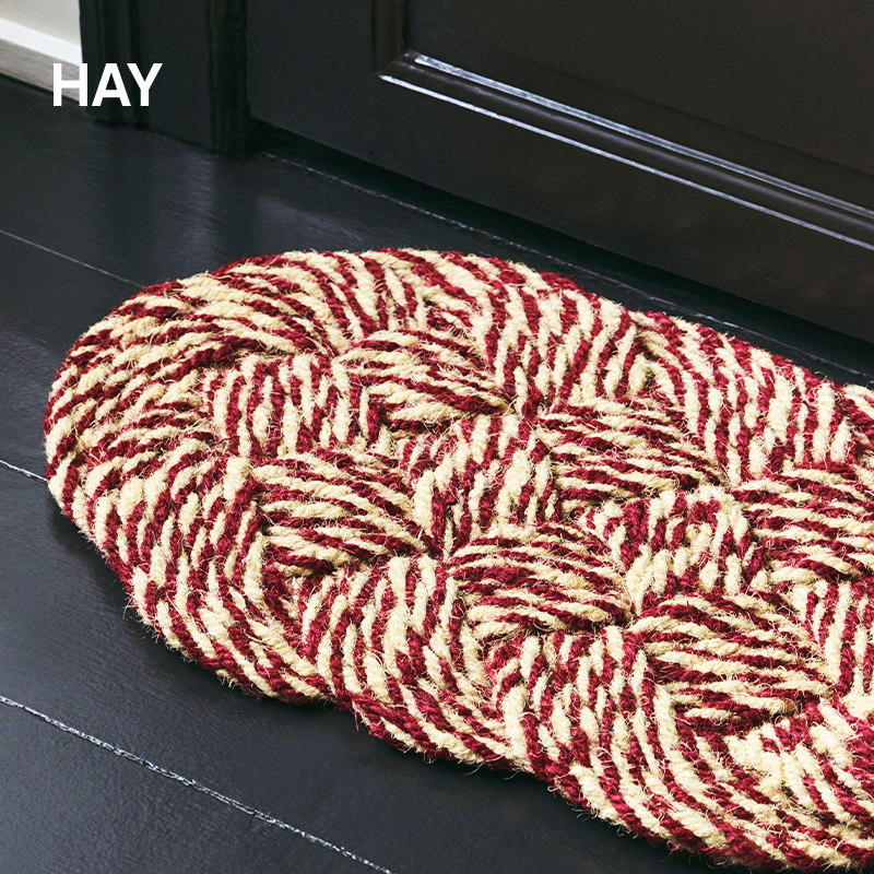 【双11预售】HAY Coco Door Mat 地垫椰壳纤维撞色地毯入户垫