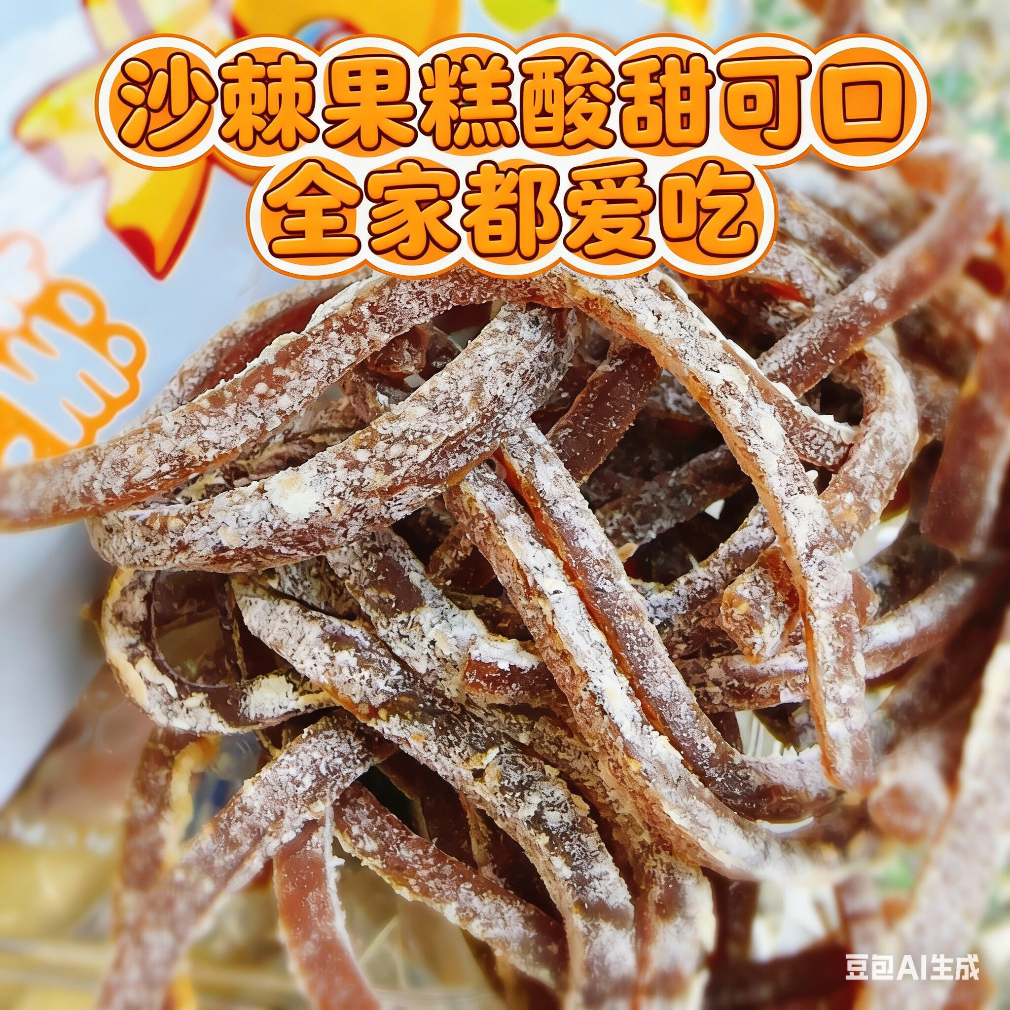 内蒙古特产大美草原沙棘果糕甜味袋装散装营养休闲零食独立小包装