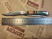 户外随身折叠便携手工限量纪念版 接吻鹤口袋刀水果刀小刀 正品