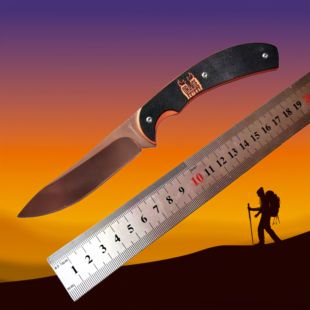 口袋刀户外随身露营不锈钢防身锋利外贸美国勃朗宁直刀锋利水果刀