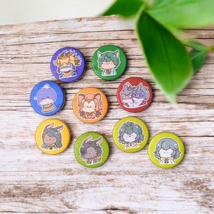 现货|寄售|最终幻想14|金曦遗辉篇+阿卡迪亚篇 同人徽章 by卢小都