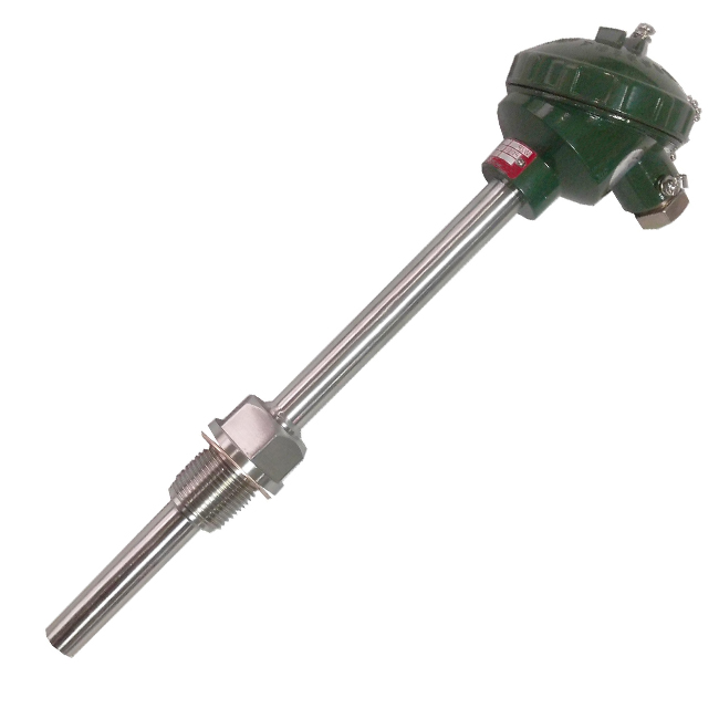 温度传感器 wrn-230 热电偶k型 wrnk-231 L=450mm 0-1100℃ m27*2