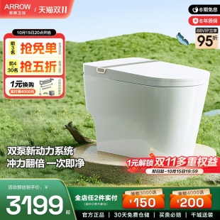 箭牌全自动家用智能马桶双泵带水箱零水压坐便器