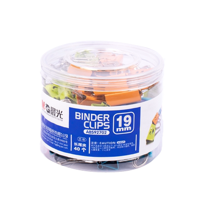 彩色长尾夹燕尾夹大号中号小号