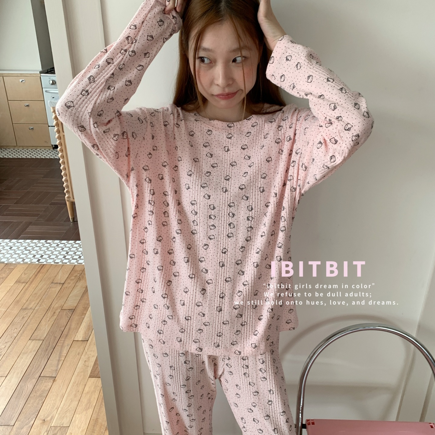 甜美精致宽松可爱少女心睡衣