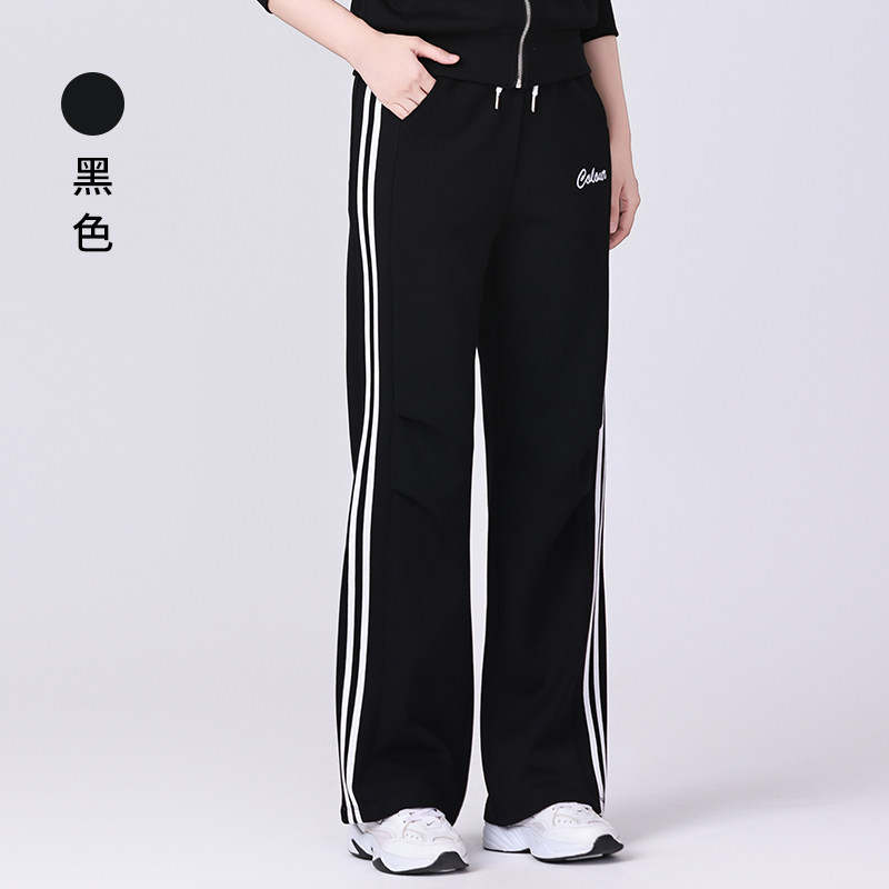 春秋款跳操跑步长裤广场舞服装