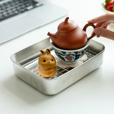 工位泡茶套装陶瓷一壶一杯办公室喝茶抽屉式功夫茶具茶壶茶杯