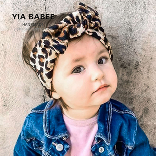 婴儿发带女宝宝儿童发箍可爱蝴蝶结头饰外带公主百搭百天周岁头箍