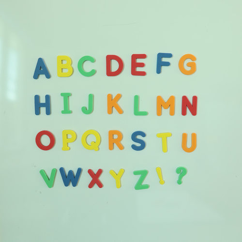 字母磁铁磁力贴数字贴英文字母磁吸磁力贴强磁性磁铁教学教具英语