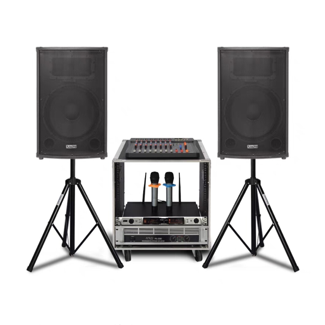 演出音响套装单15寸大功率家用K户外广场舞台婚庆主持HiFi音箱歌