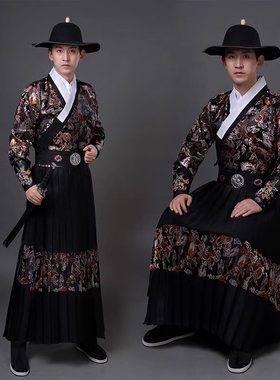 古装明制汉服男飞鱼服锦衣卫绣春刀衣服中国风蟒袍曳撒武侠装秋冬