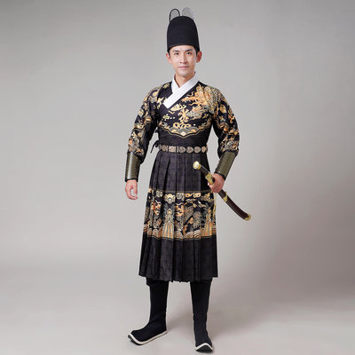 明制汉服飞鱼服锦衣卫绣春刀贴里